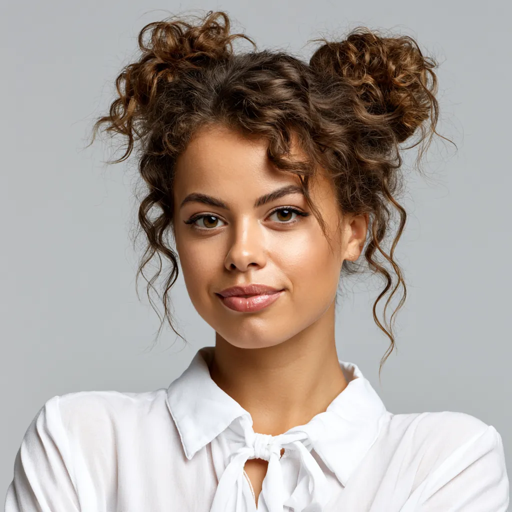 easy hairstyles for frizzy hair