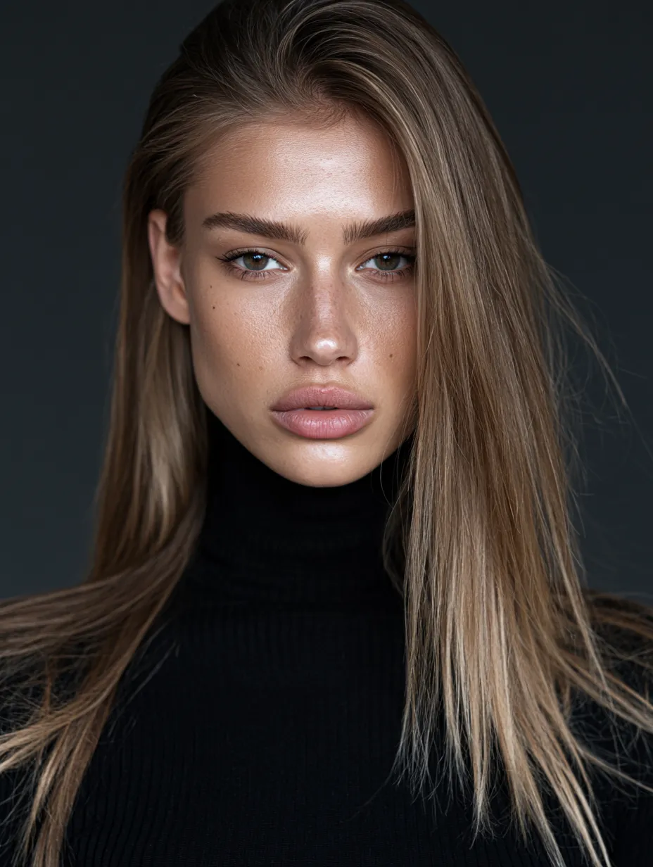 different straight back hairstyles