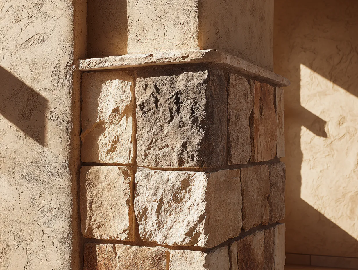 simple outside house corner design with quoin blocks