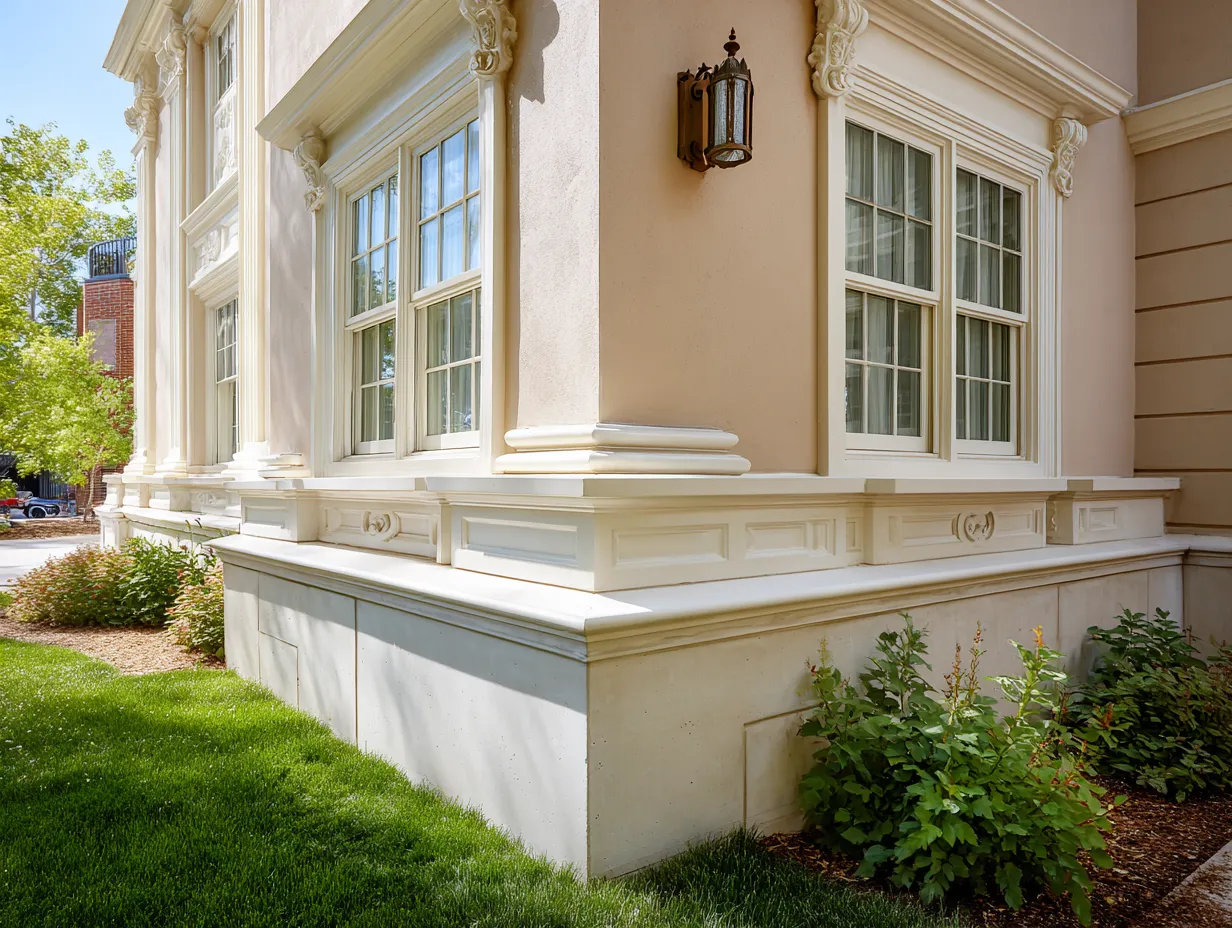 exterior corner trim ideas on building facade