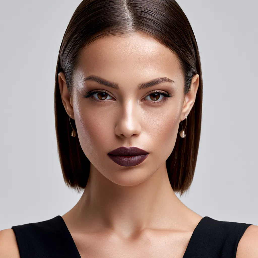 hairstyle for oval face straight hair