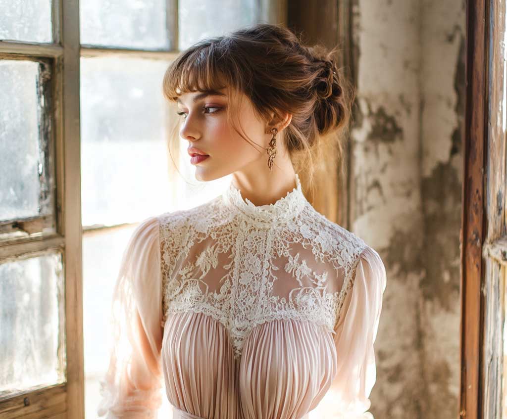 7+ Vintage Clothing Ideas with High-Waisted Skirts and Lace Tops