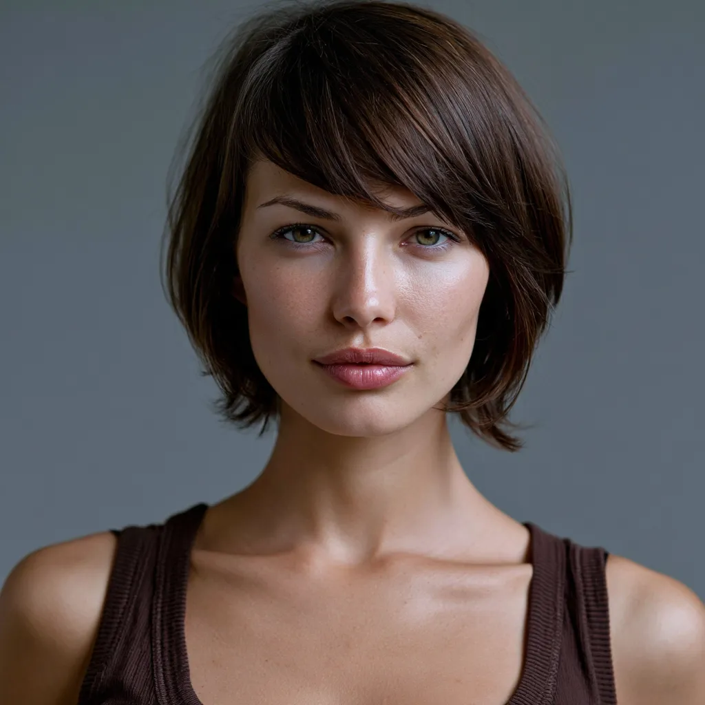 how to cut my own bangs side swept