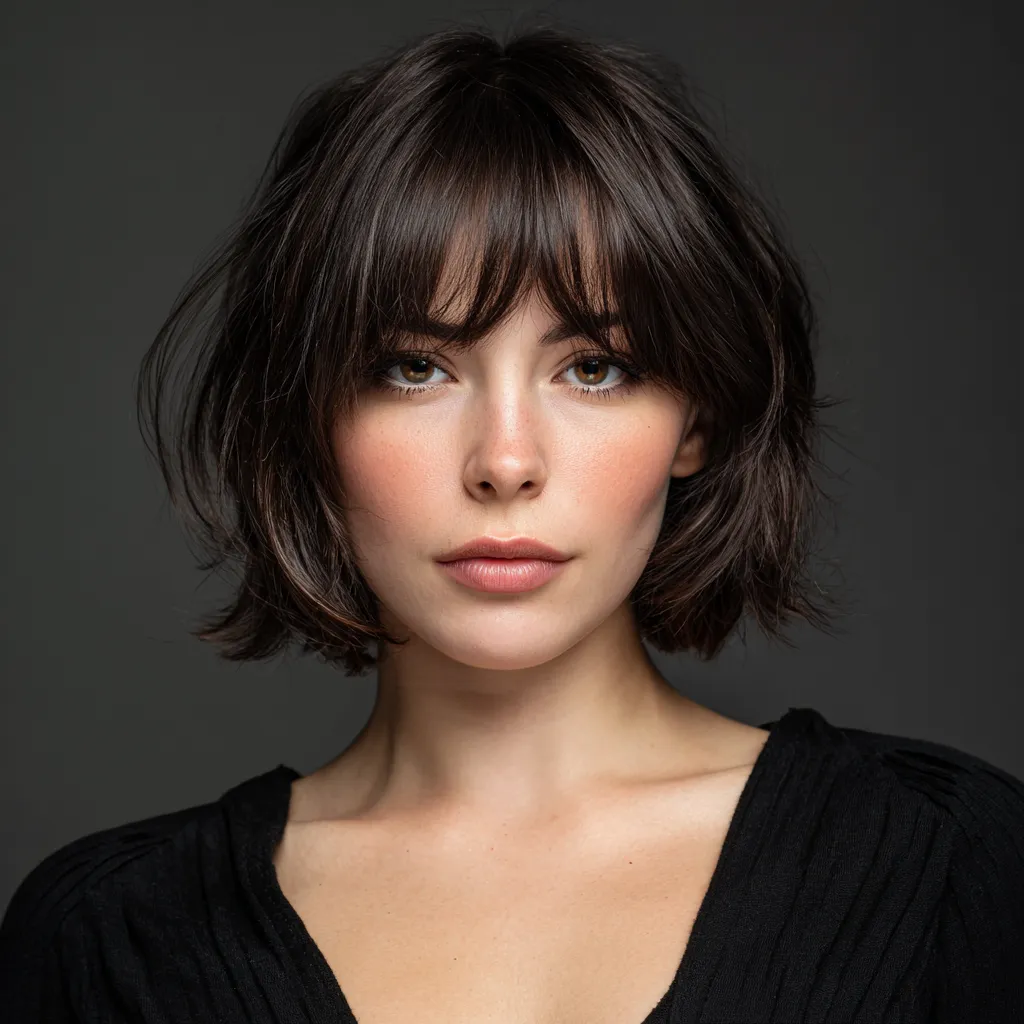 Round face thin hair haircut ideas