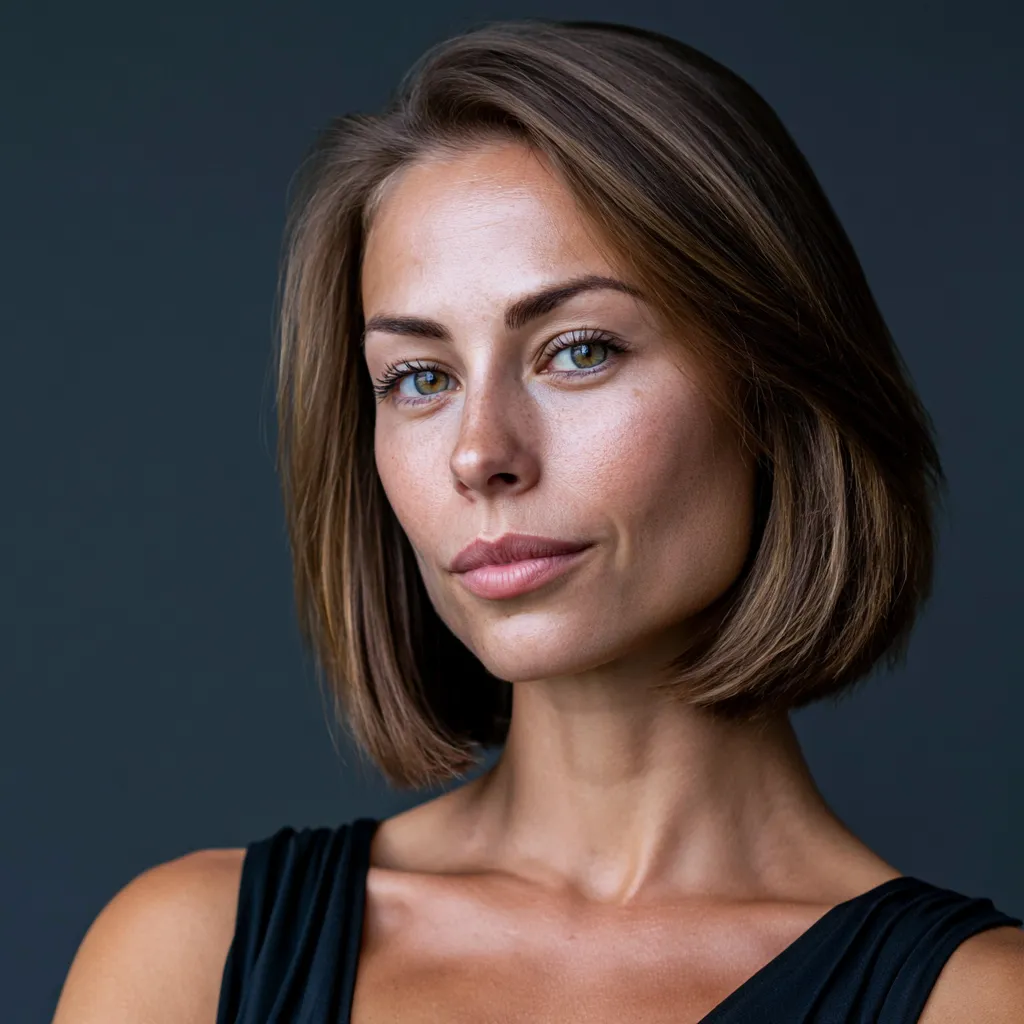 bob haircut for long face shape