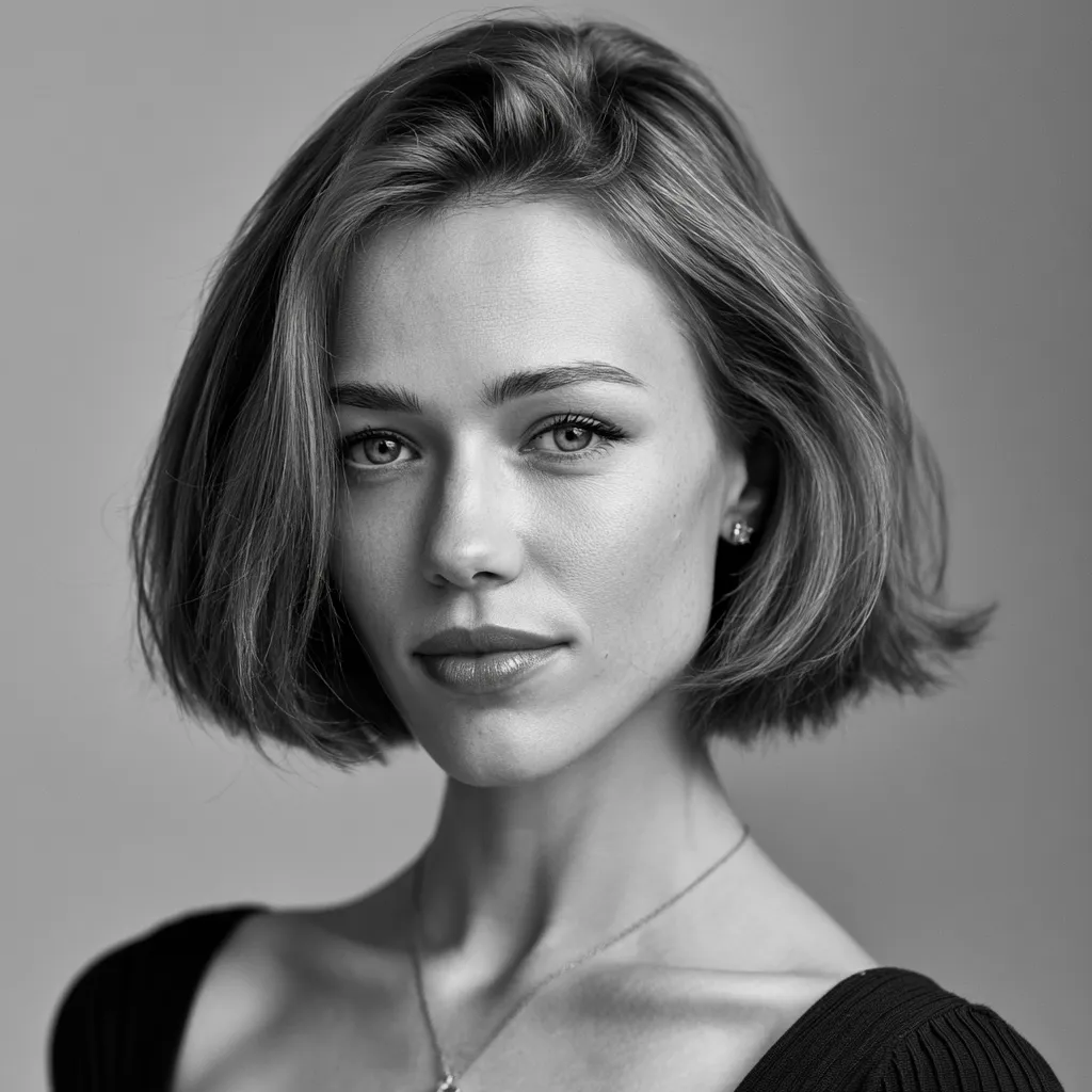 hair style for sharp face