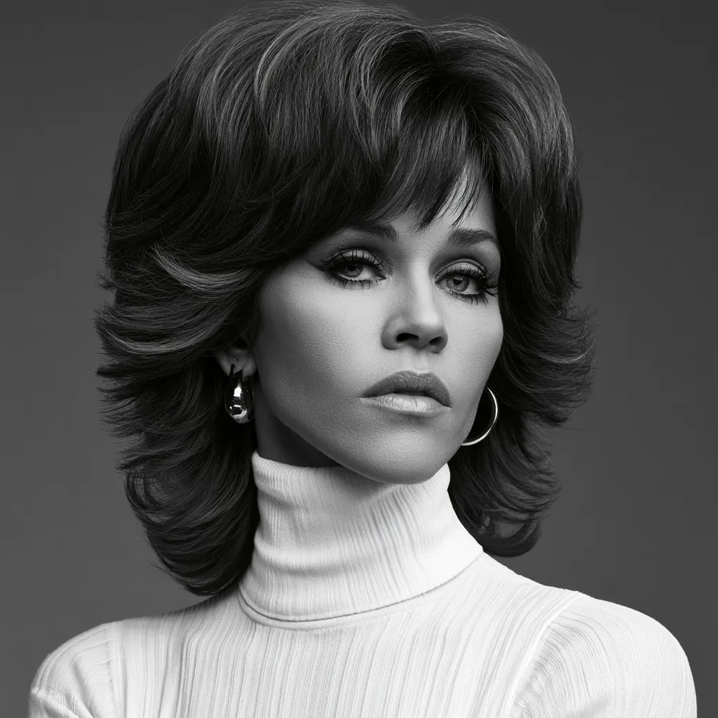 jane fonda layered haircut
