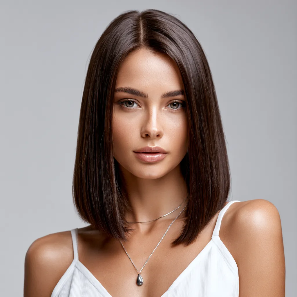 straight hair fashion