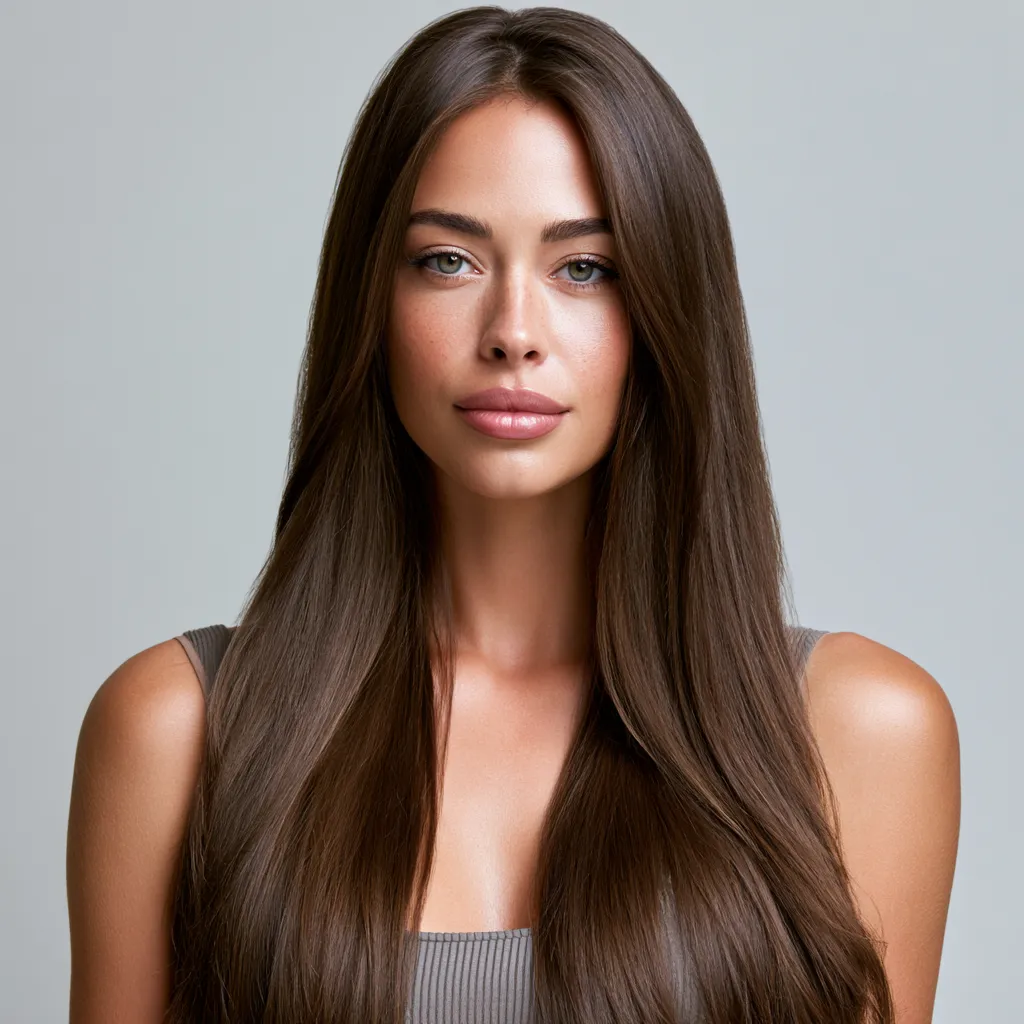is straight hair in style