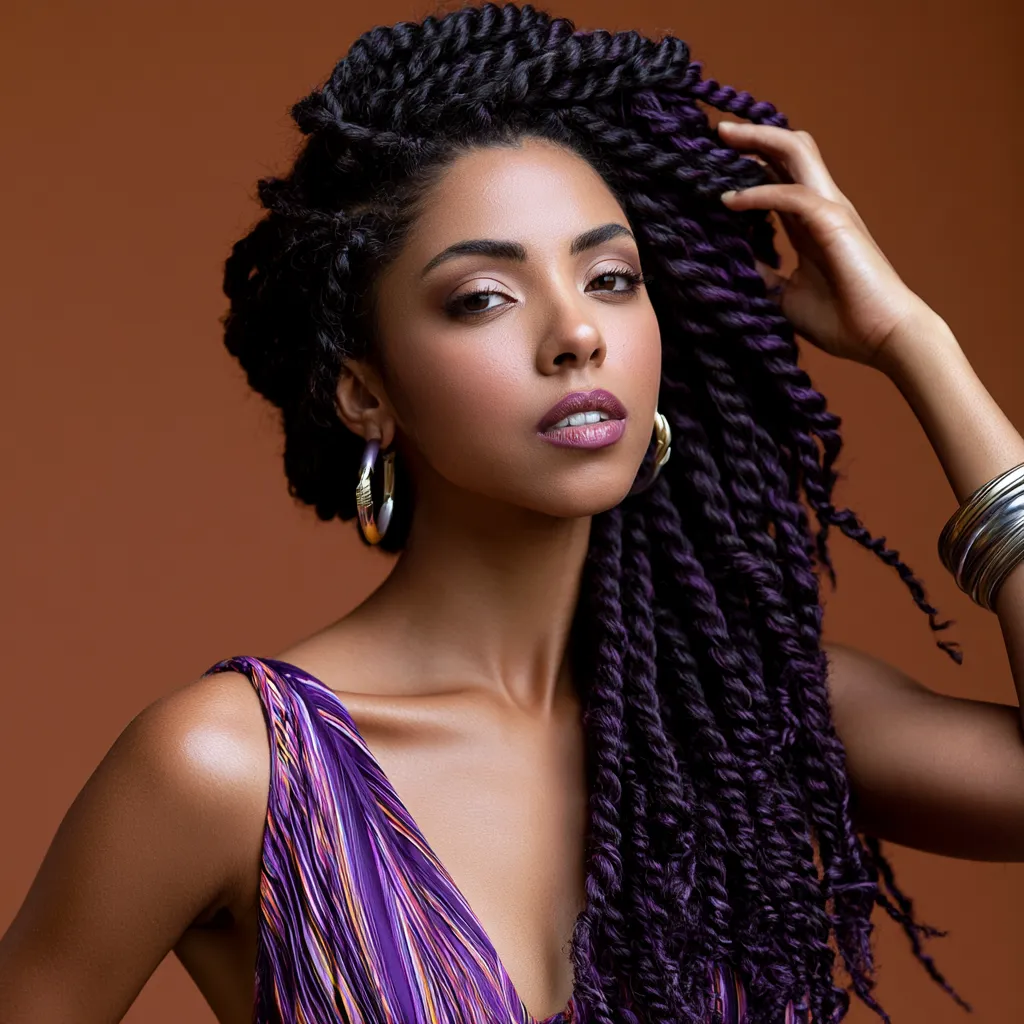 natural hair twist styles