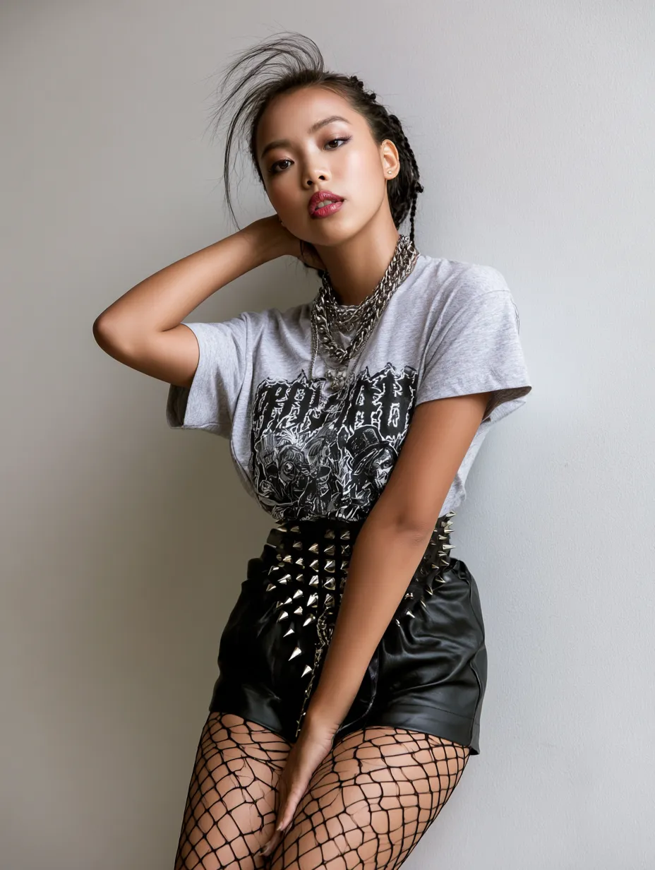 band t shirt outfit ideas