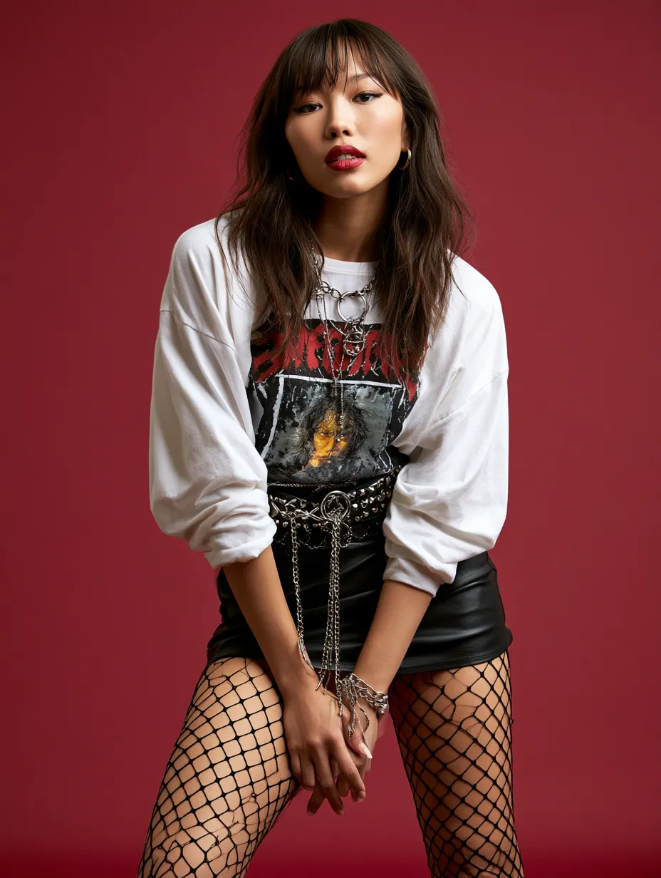 band tees outfits