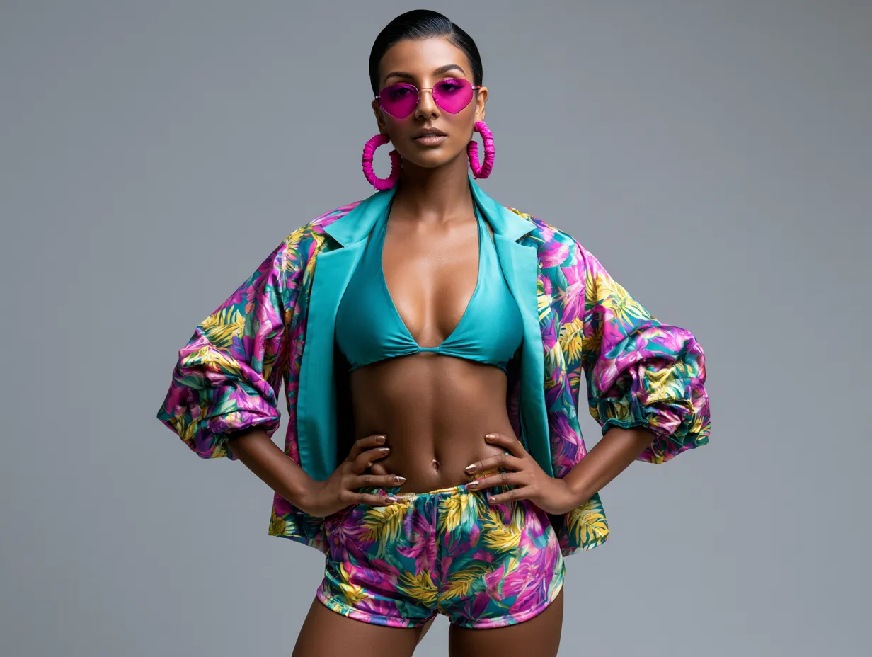 modern hawaiian party outfit