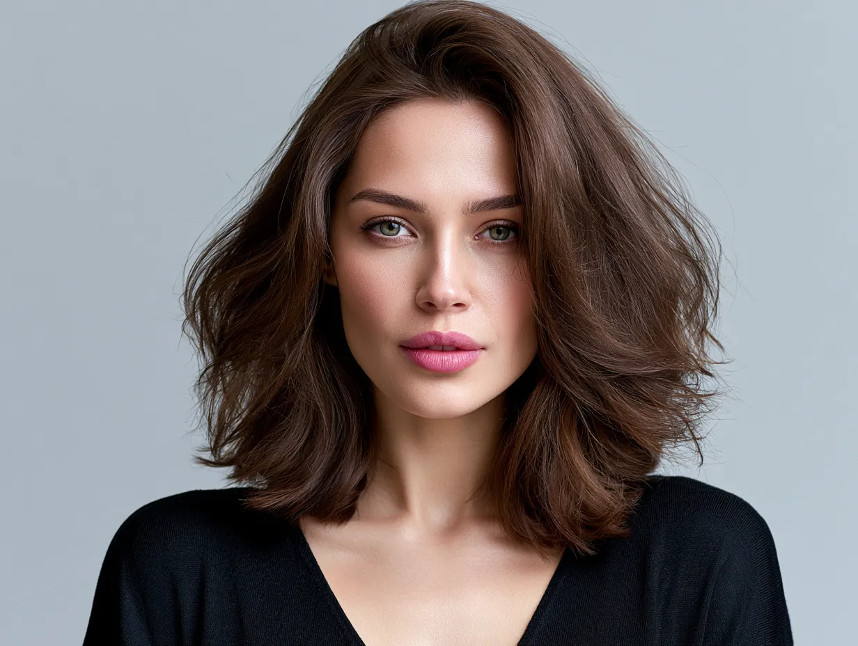 haircuts for long hair heart shaped face