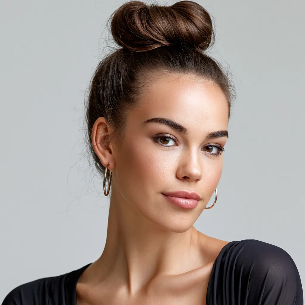 donut bun hairstyles