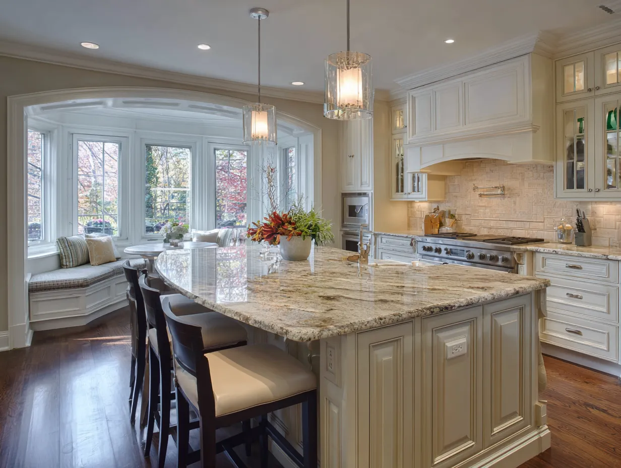 kitchen island with seating