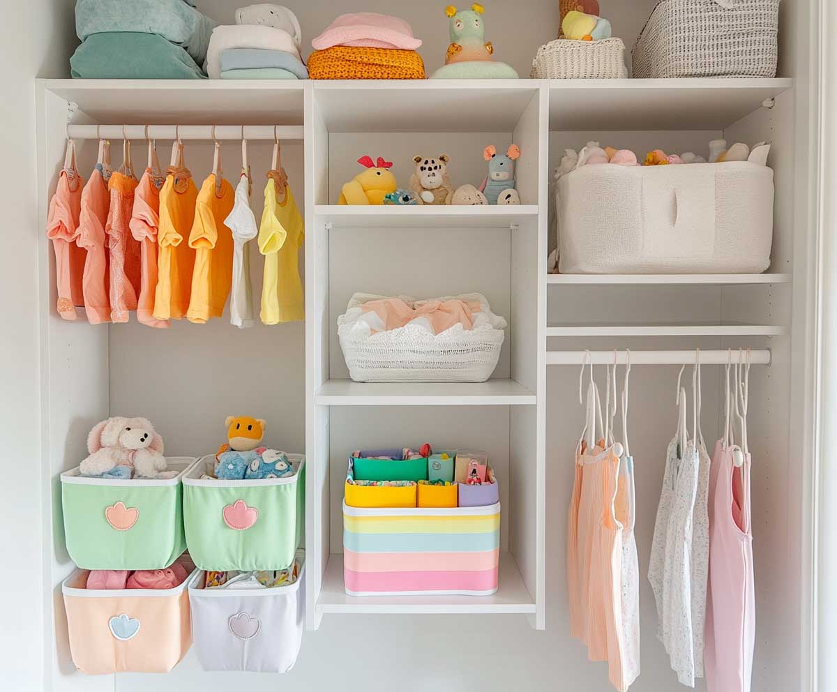 11+ Newborn Closet Ideas That Work in Walk Ins and Reach Ins