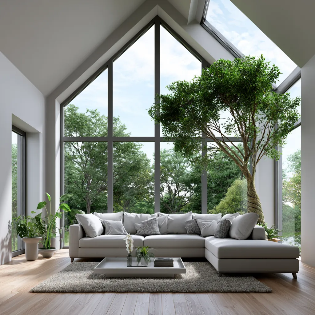 huge picture window