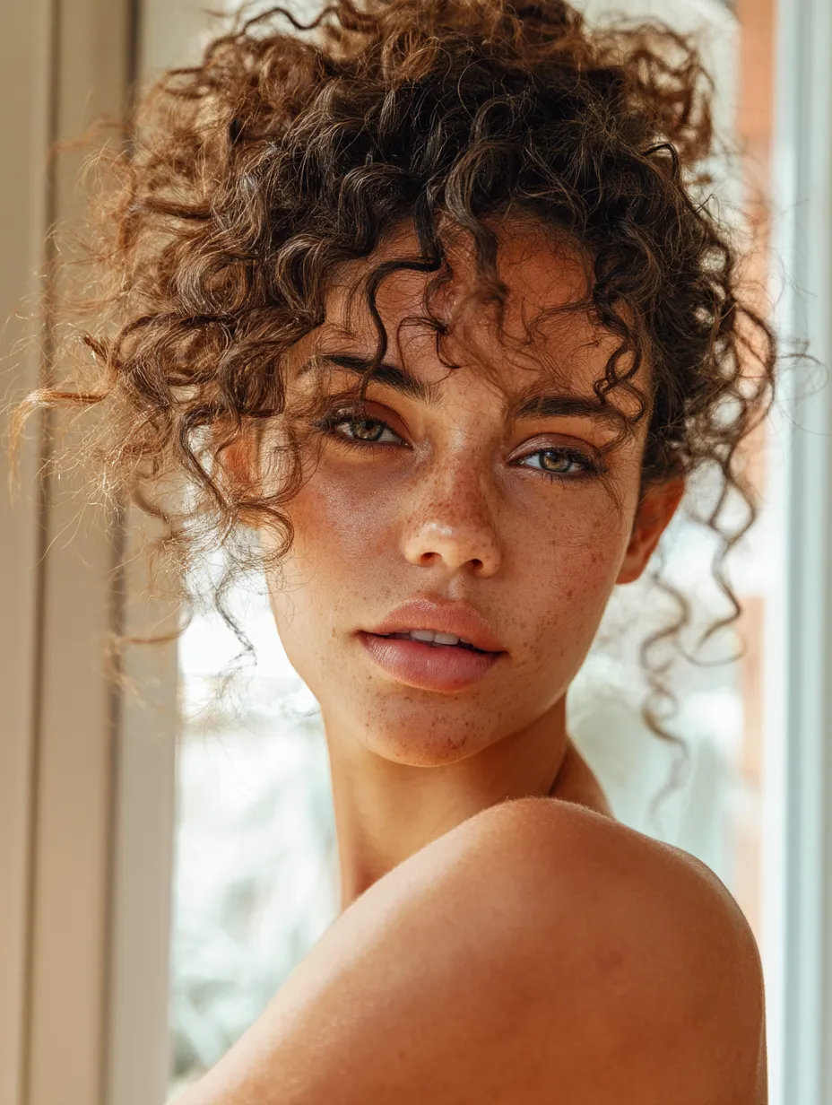 crimped short hair styles
