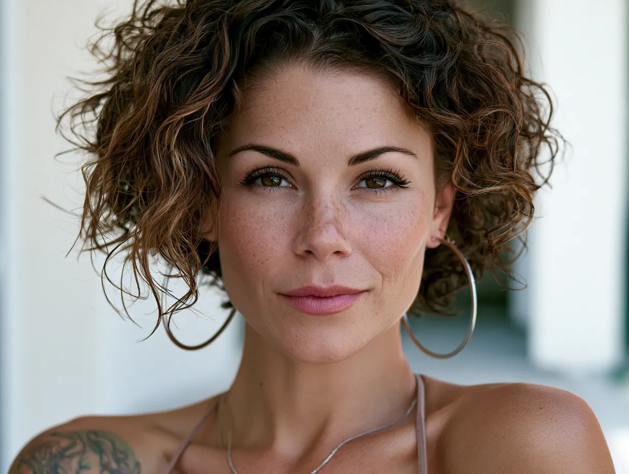 best short curly hair
