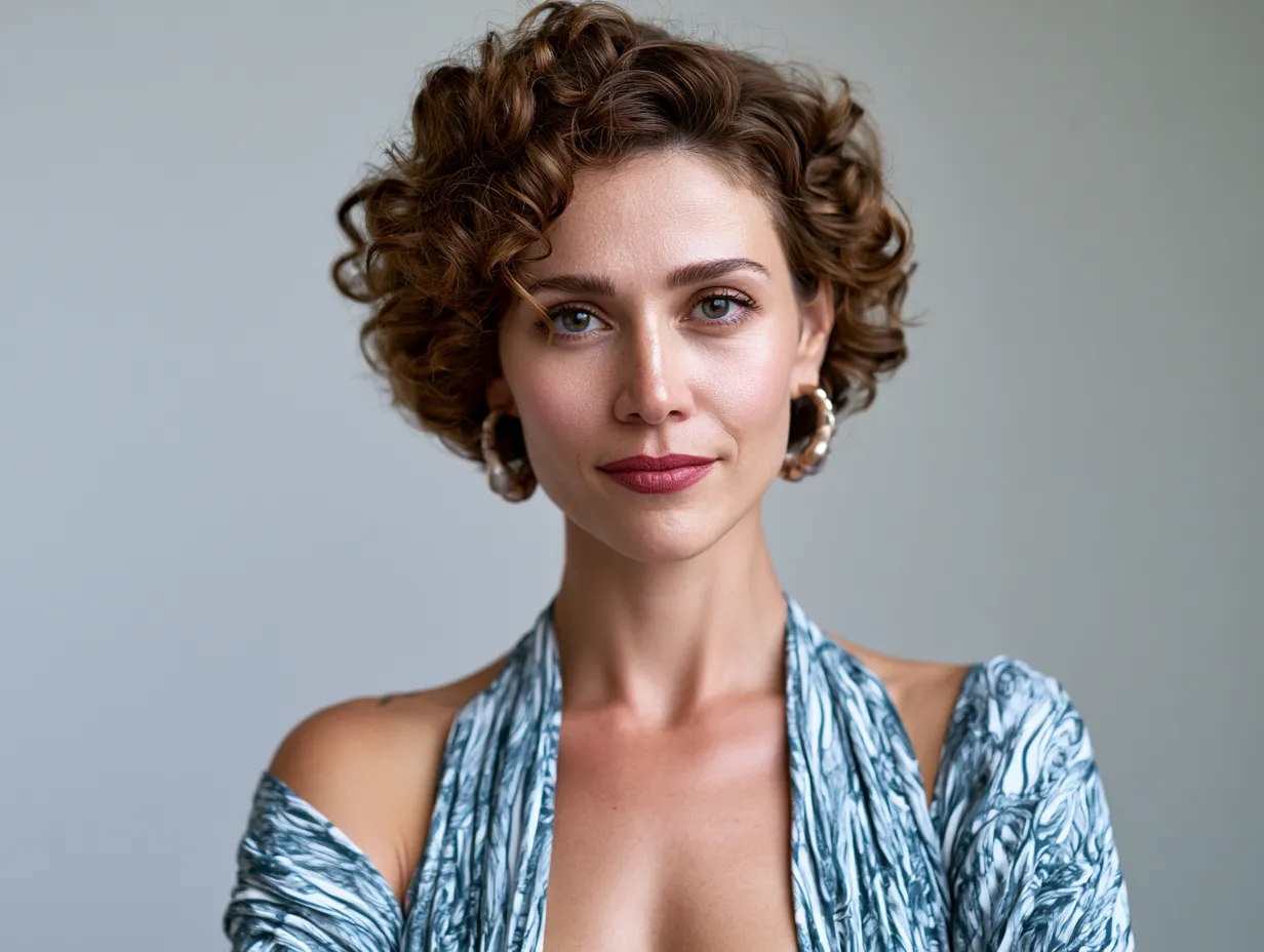 best hairstyle for short curly hair