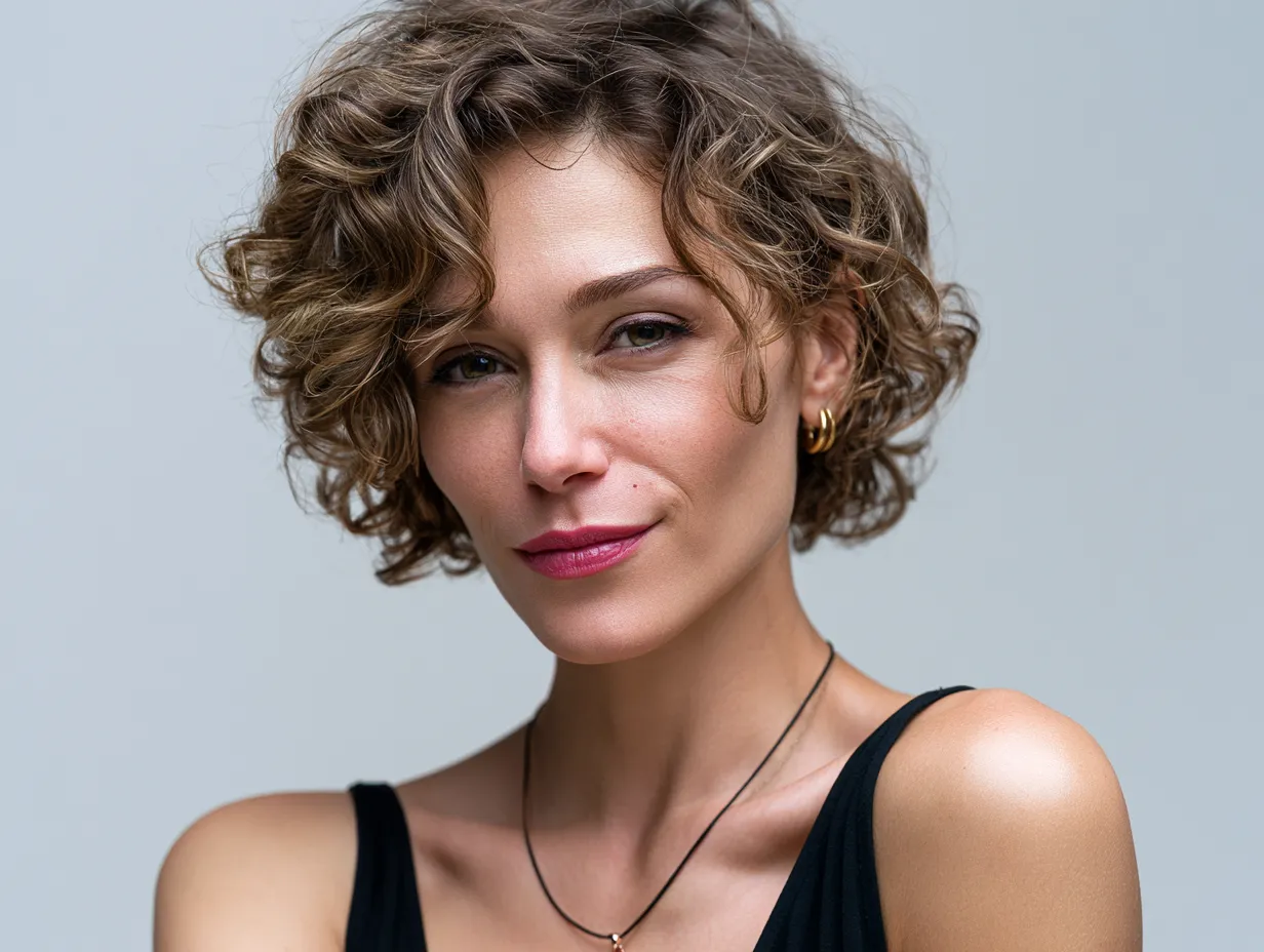 best hairstyles for short curly hair
