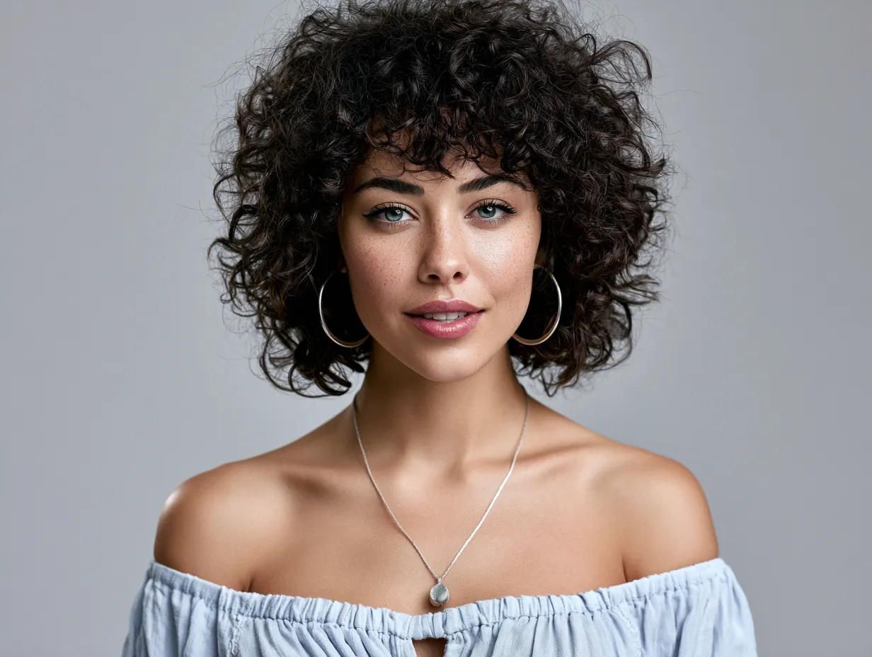 best short hairstyles for curly hair