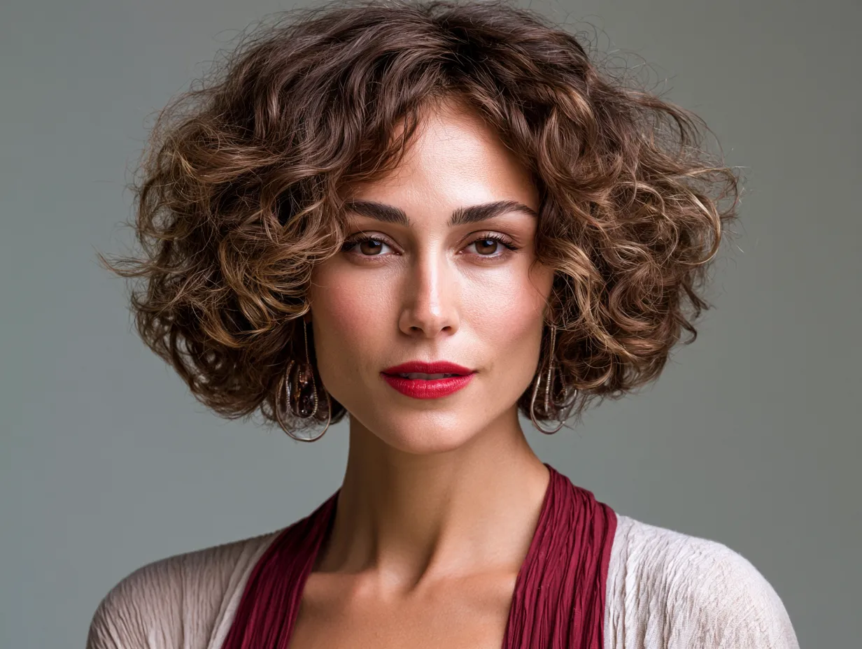 curly and short hairstyles