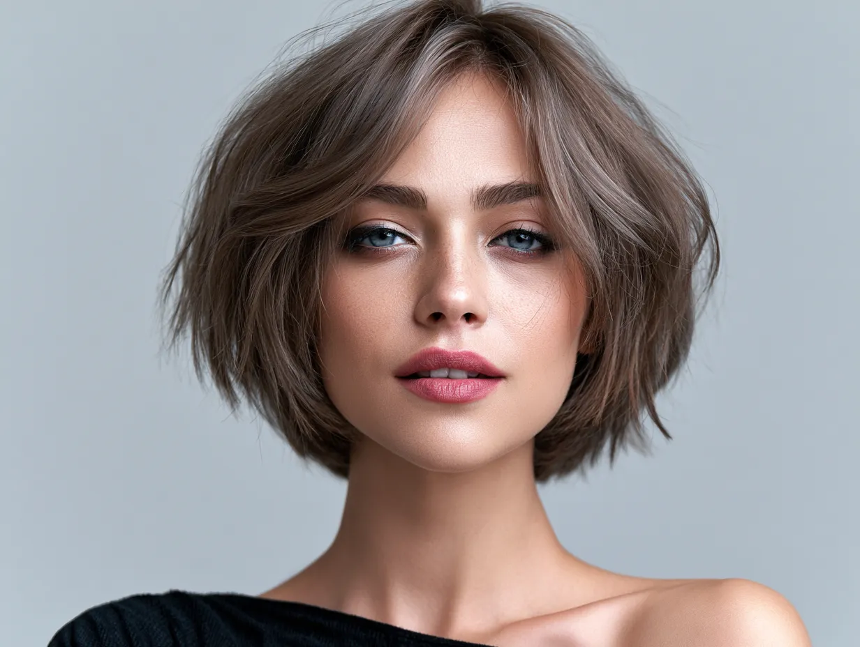 bob haircuts for square faces