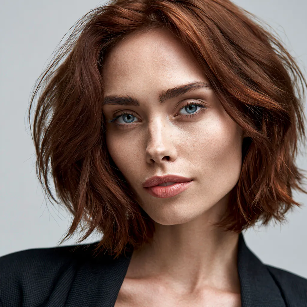 choppy bob for fine hair