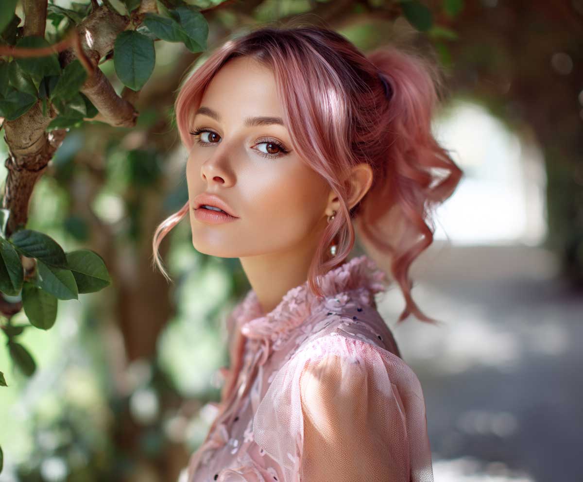 Elegant Frontal Ponytail Styles for Oval Face Beauty