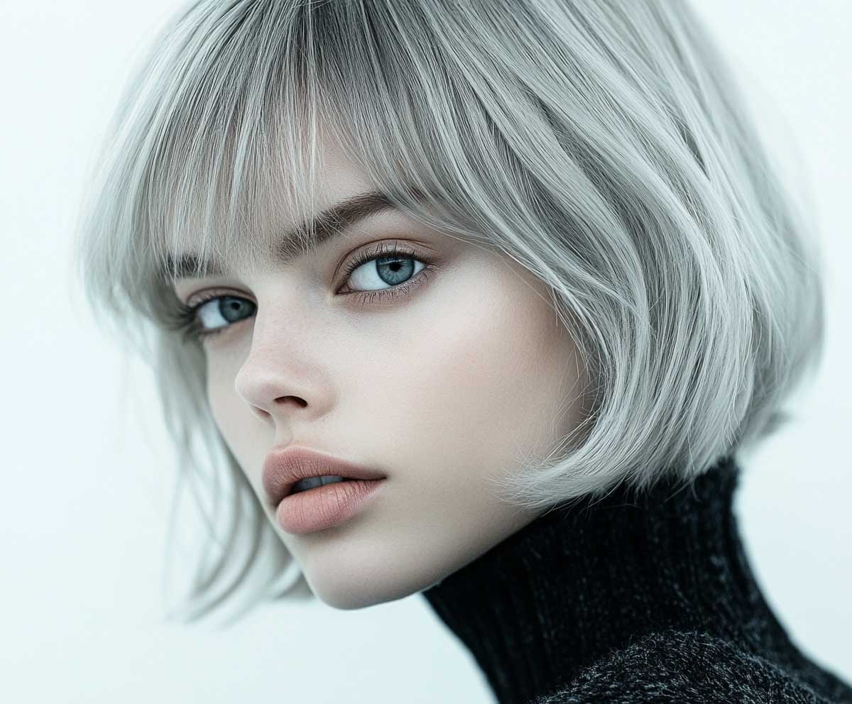5+ Short Layered Bob Ideas for a Round Face Shape