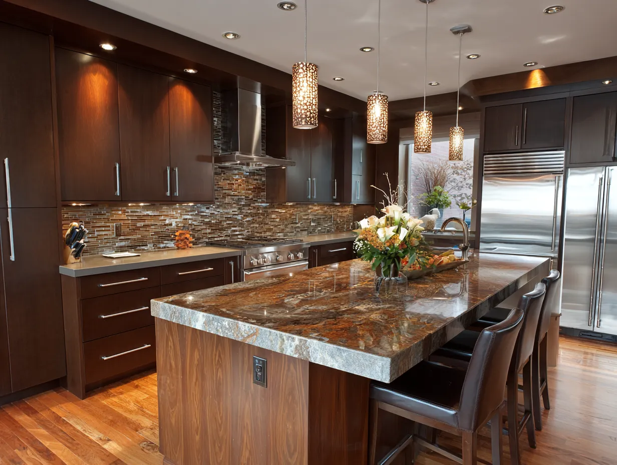 Brown Kitchen Island Ideas That Pull the Room Together