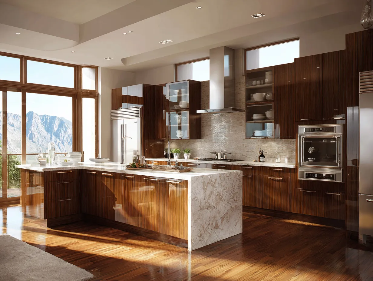Two-Tone Brown Kitchen Cabinets: What Works and What Clashes