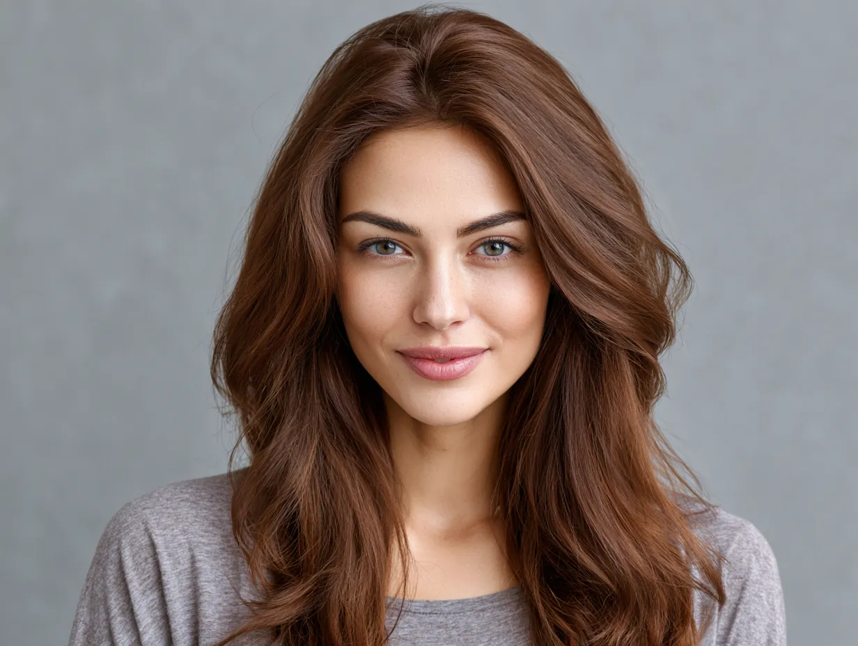 front hair cut for long hair