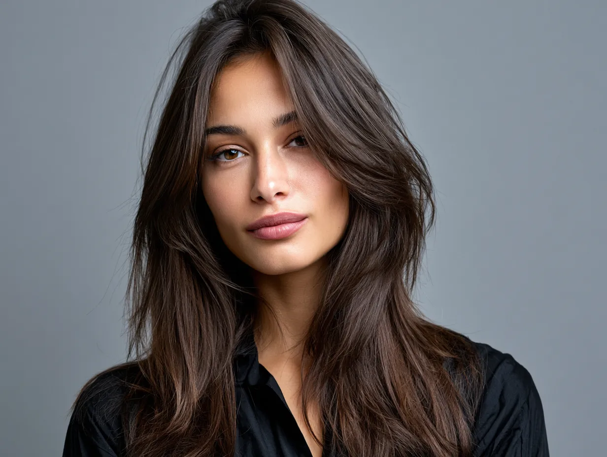 front hairstyles for long hair