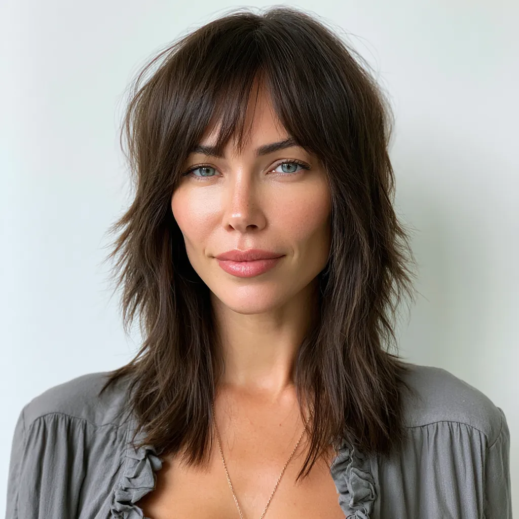 long shags for thin hair