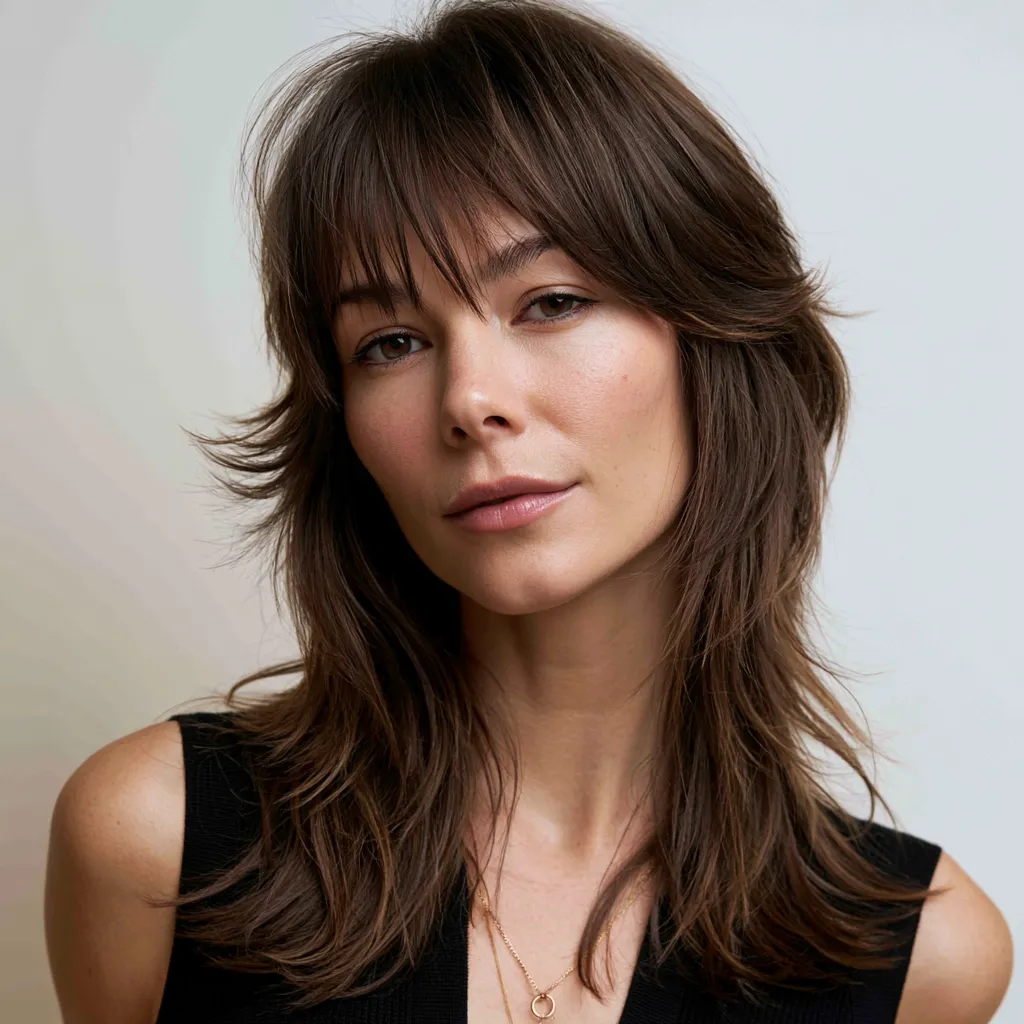 shag haircut for thin hair