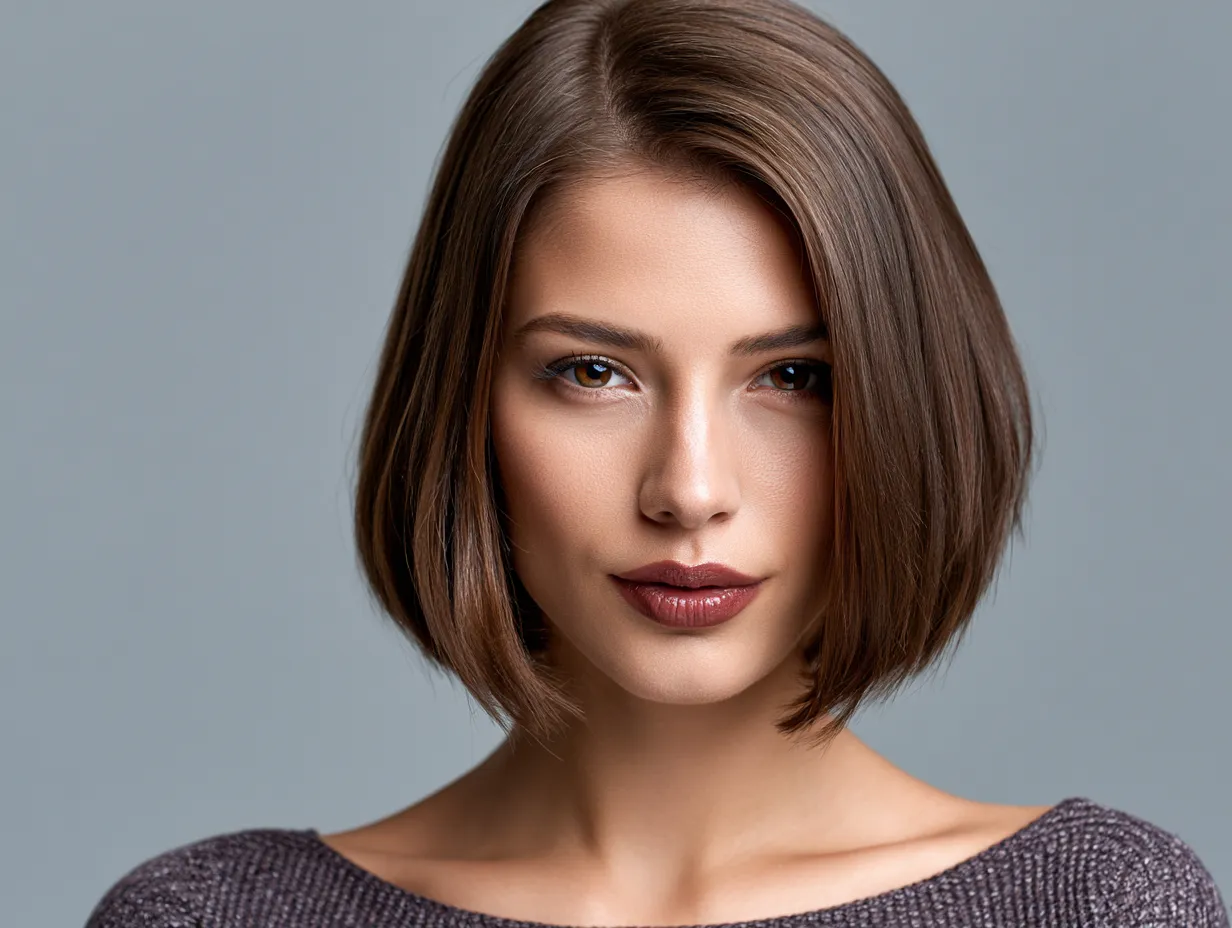 hair style in v shape