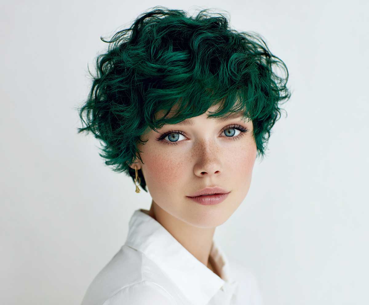 Choppy Pixie Looks as the Best Hairstyles for Round Faces