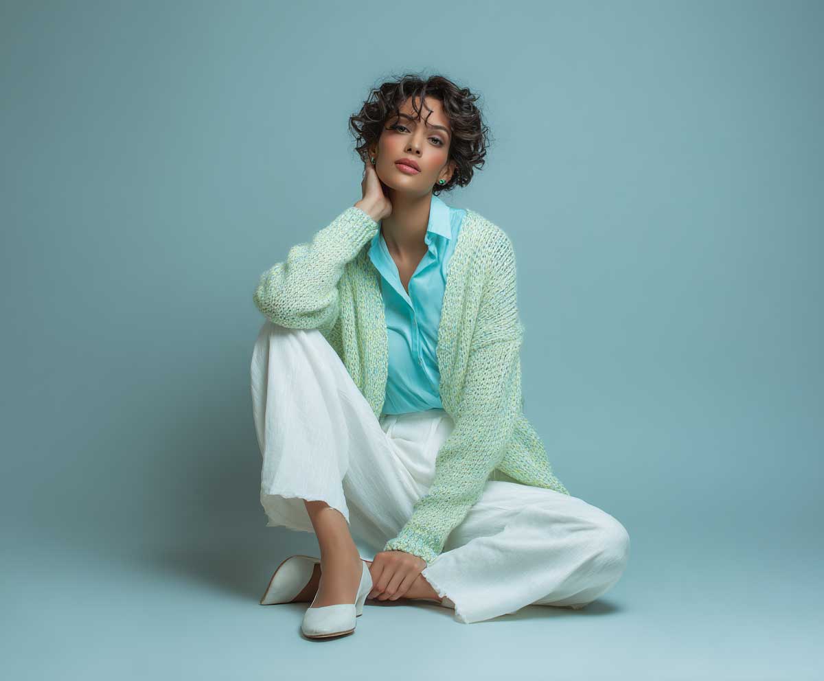 7+ Spring Outfit Ideas with Mint Green Cardigans and White Linen Pants