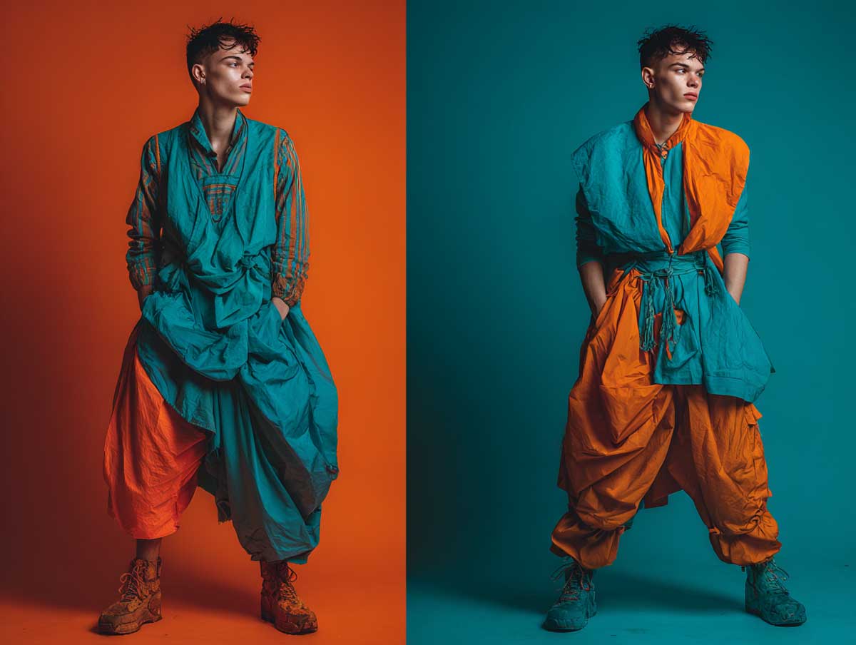 11+ Artistic Femboy Outfit Ideas in Coral and Teal for a Creative Expression - 4