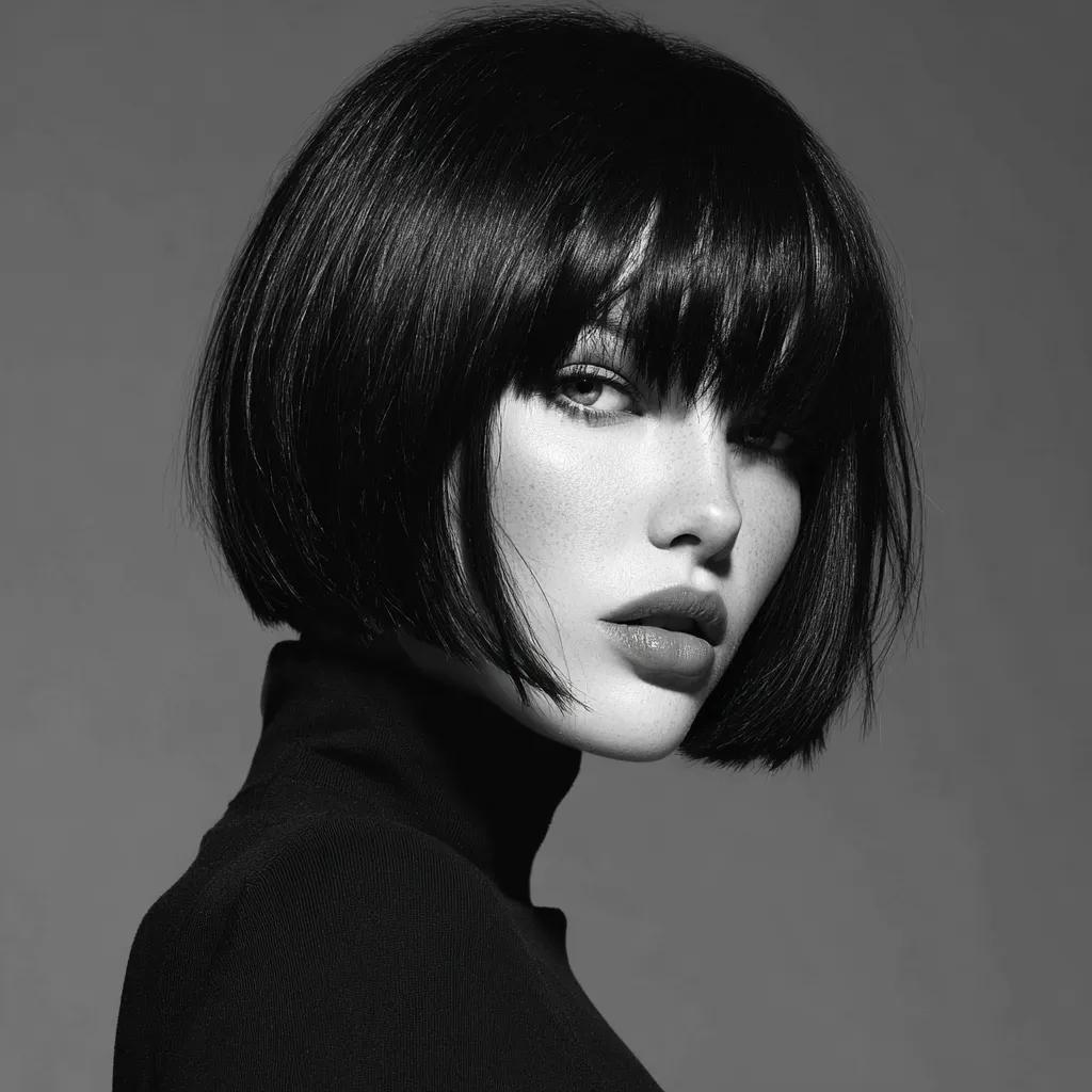 4+ Chic Blunt Bob Haircut Variations with Face Framing Layers