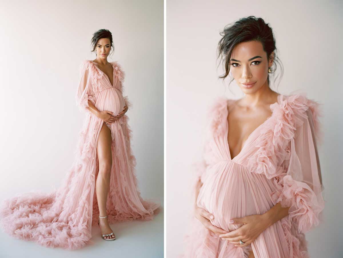 10+ Chic Pregnancy Outfit Ideas in Blush Pink for a Feminine Touch
