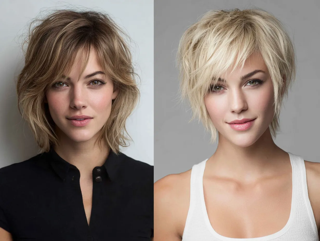 7+ Choppy Hairstyles That Complement a Round Face Perfectly - 3