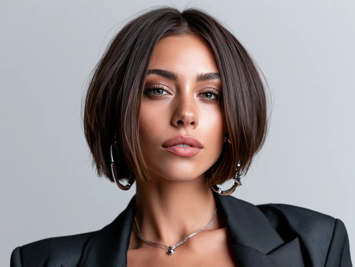 blunt bob haircut