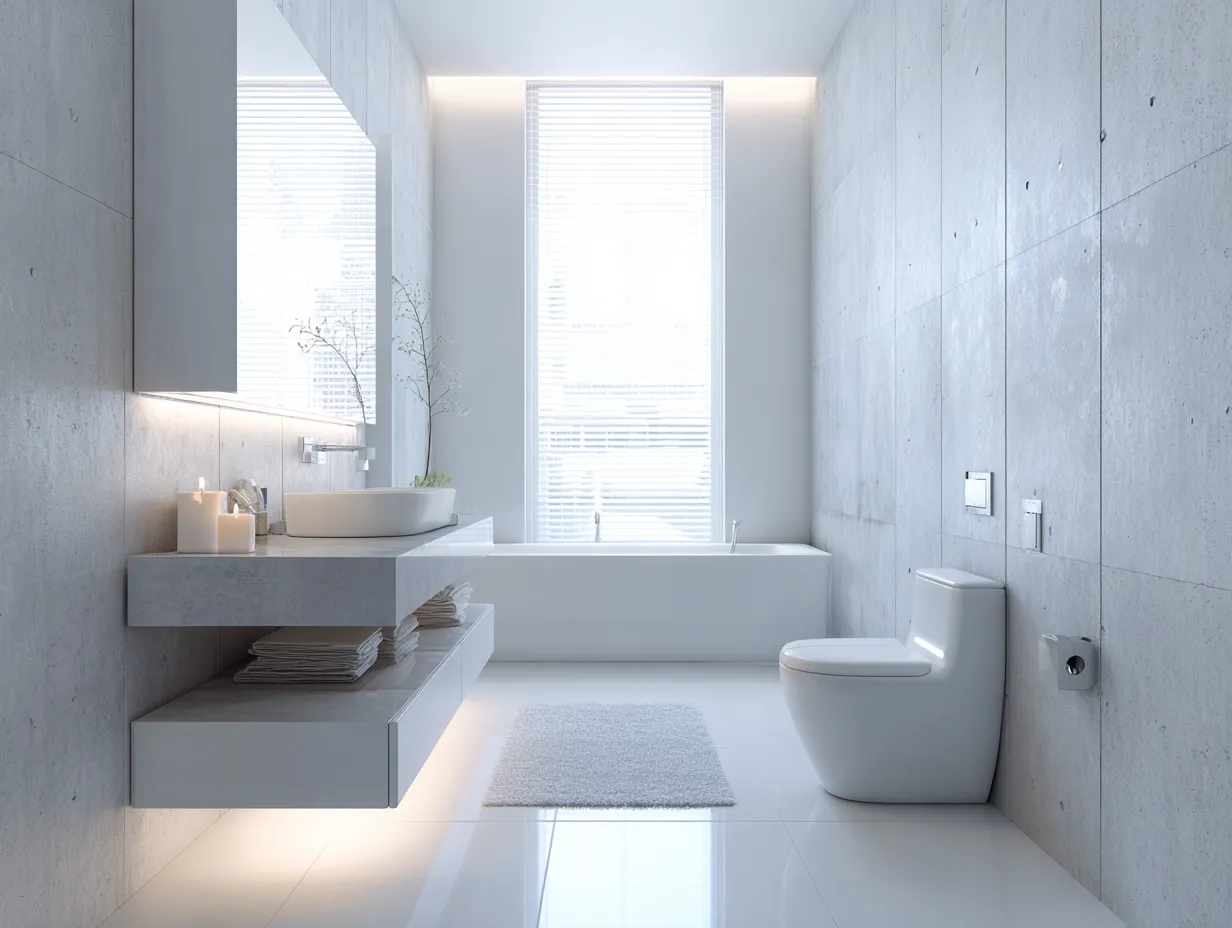 Minimalist Toilet Design