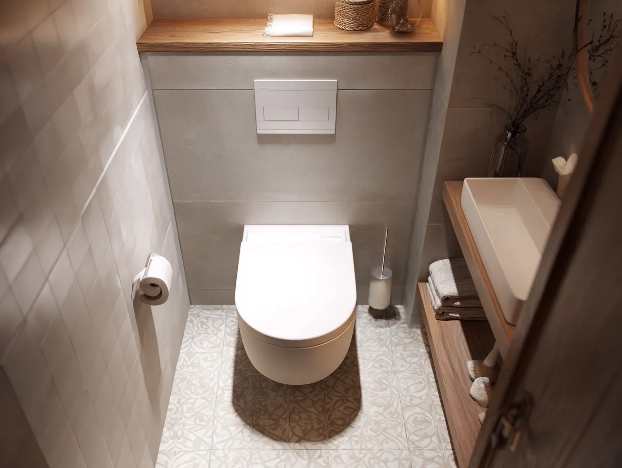 Minimalist Toilet Design