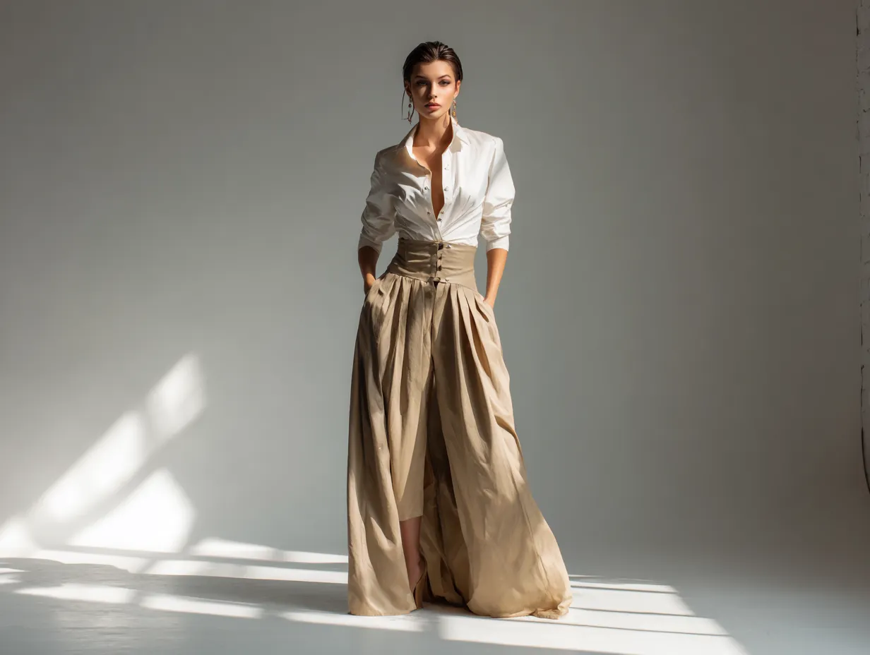 Cream and Khaki Outfits