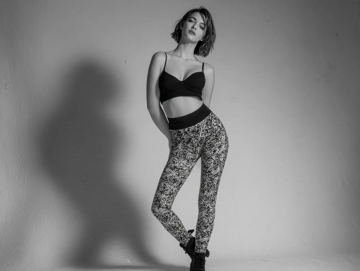 black high waisted pants